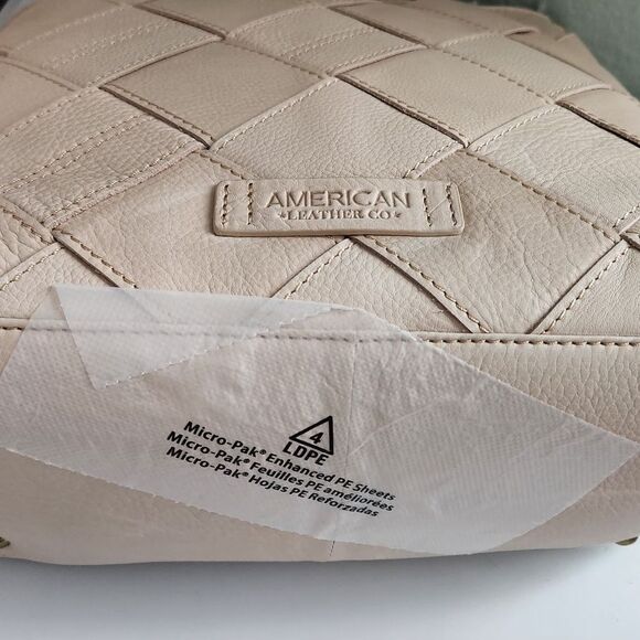 American Leather CO Woven Leather Hobo - Picture 7 of 10